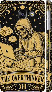 3D пластиковый матовый чехол The Overthinker для Samsung Galaxy A3 (2016) A310F - 6774m-159 изображение 