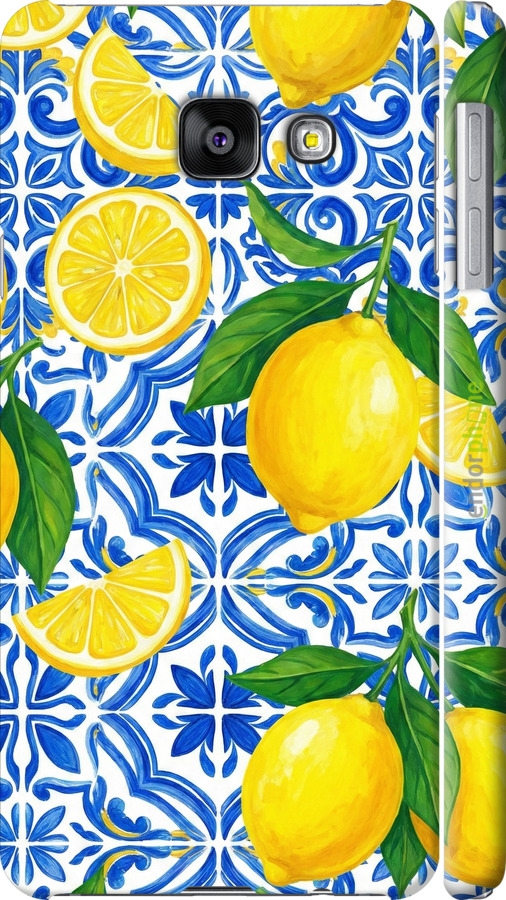 3D пластиковый матовый чехол Grocery Girl Italian Summer для Samsung Galaxy A3 (2016) A310F - 6766m-159 изображение 