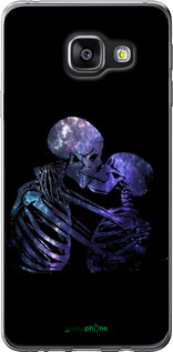 2D пластиковий чехол Із зображенням скелета для Samsung Galaxy A3 (2016) A310F - 6537t-159 изображение 