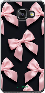 2D пластиковый чехол Coquette Ribbons Dark Coquette для Samsung Galaxy A3 (2016) A310F - 6767t-159 изображение 