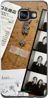 2D пластиковый чехол Aesthetic Scrapbook Collage для Samsung Galaxy A3 (2016) A310F - 6773t-159 изображение 