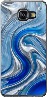 2D пластиковый чехол 'Liquid Chrome' для Samsung Galaxy A3 (2016) A310F изображение 6