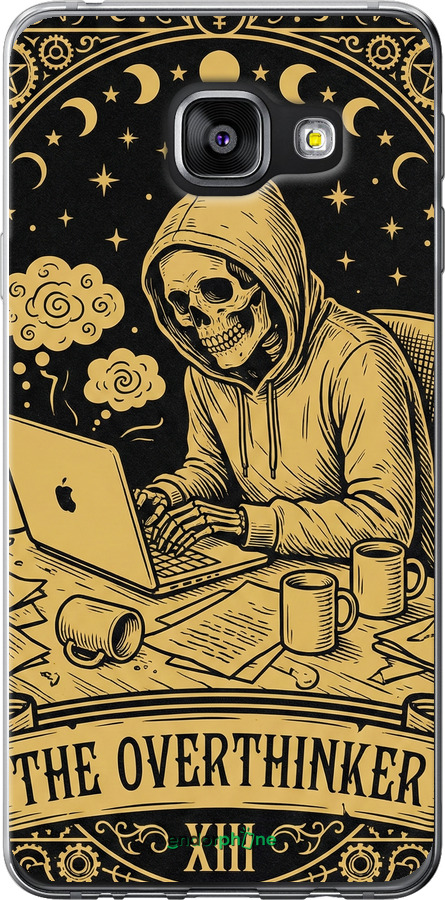 2D пластиковый чехол The Overthinker для Samsung Galaxy A3 (2016) A310F - 6774t-159 изображение 