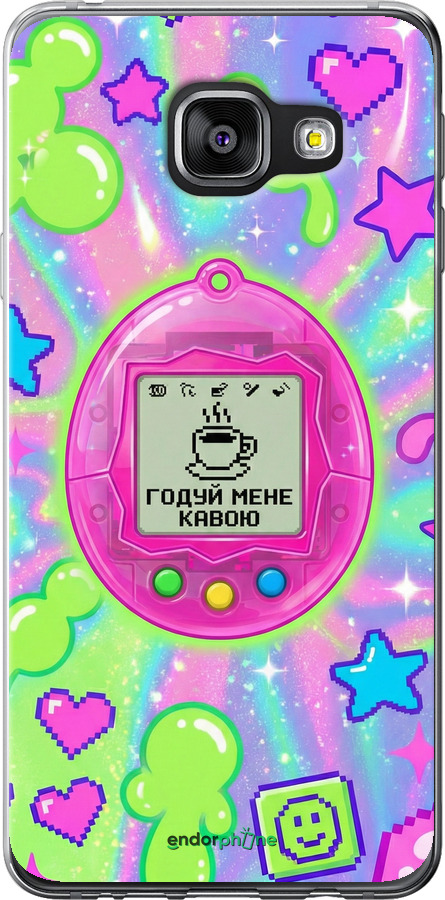 2D пластиковый чехол Y2K Aesthetic Retro Pet: Годуй мене кавою для Samsung Galaxy A3 (2016) A310F - 6784t-159 изображение 