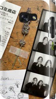 3D пластиковый матовый чехол 'Aesthetic Scrapbook Collage' для Samsung Galaxy A3 (2017) изображение 13