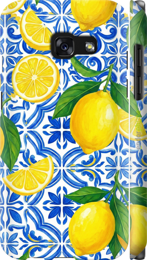 3D пластиковий матовий чехол Grocery Girl Italian Summer для Samsung Galaxy A3 (2017) - 6766m-443 изображение 