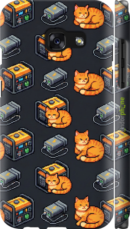 3D пластиковый матовый чехол Autonomous Zone для Samsung Galaxy A3 (2017) - 6771m-443 изображение 