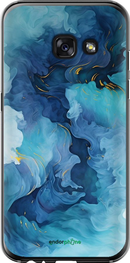Силиконовый чехол Акварель для Samsung Galaxy A3 (2017) - 6320u-443 изображение 