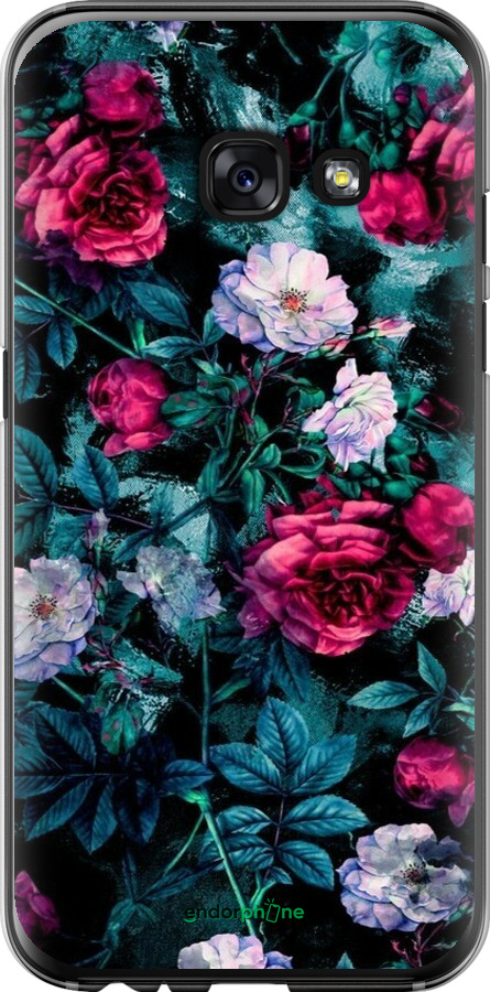Силиконовый чехол Сад и розы для Samsung Galaxy A3 (2017) - 6483u-443 изображение 
