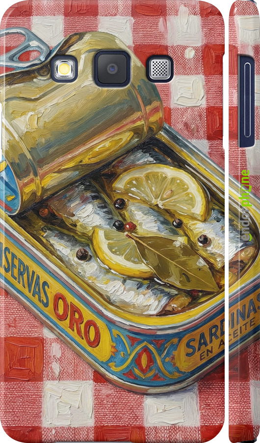 3D пластиковый матовый чехол Vintage Sardine Tin Phone для Samsung Galaxy A3 A300H - 6772m-72 изображение 