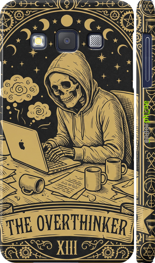 3D пластиковий матовий чехол The Overthinker для Samsung Galaxy A3 A300H - 6774m-72 изображение 