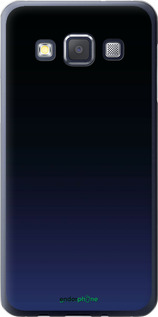 Силіконовий чехол Градієнт у темно-синьому стилі для Samsung Galaxy A3 A300H - 6542u-72 изображение 