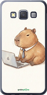 2D пластиковый чехол 'Funny Capybara CEO Working' для Samsung Galaxy A3 A300H изображение 3