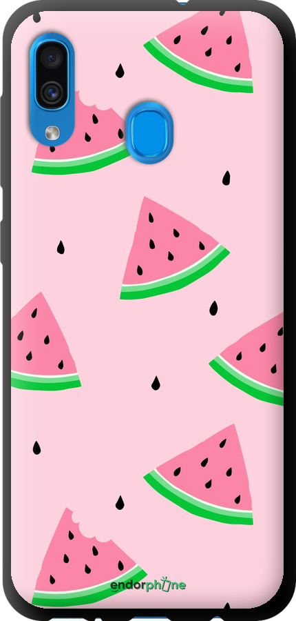 TPU чехол Розовый арбуз для Samsung Galaxy A30 2019 A305F - 4314b-1670 изображение 