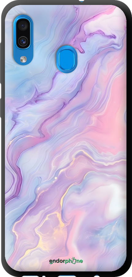 TPU чехол Нежный мрамор для Samsung Galaxy A20 2019 A205F - 6310b-1761 изображение 