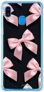 Силикон с усиленными углами чехол Coquette Ribbons Dark Coquette для Samsung Galaxy A30 2019 A305F - 6767sp-1670 изображение 