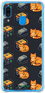 Силикон с усиленными углами чехол Autonomous Zone для Samsung Galaxy A30 2019 A305F - 6771sp-1670 изображение 