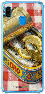 Силіконовий протиударний с посиленими кутами чехол Vintage Sardine Tin Phone для Samsung Galaxy A30 2019 A305F - 6772sp-1670 изображение 