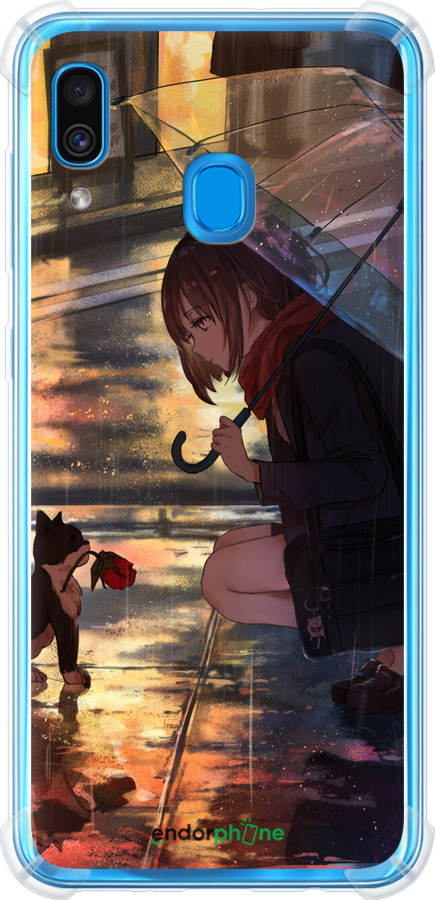 Силіконовий протиударний с посиленими кутами чехол Anime для Samsung Galaxy A30 2019 A305F - 6609sp-1670 изображение 