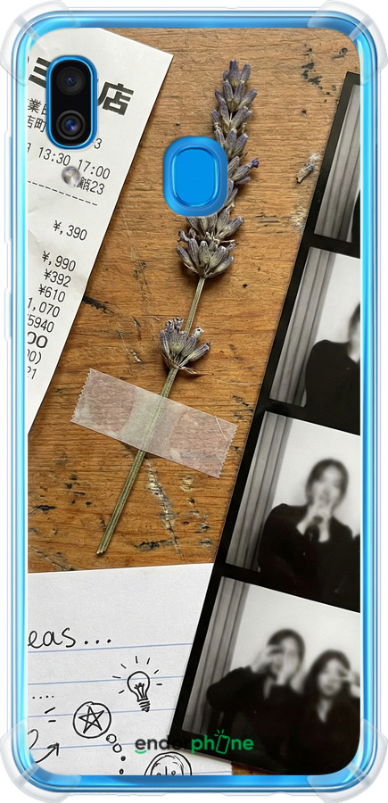 Силикон с усиленными углами чехол Aesthetic Scrapbook Collage для Samsung Galaxy A30 2019 A305F - 6773sp-1670 изображение 