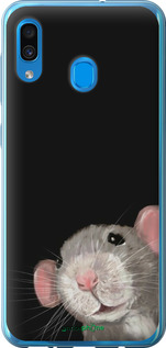 Силиконовый чехол The Peeking Rat для Samsung Galaxy A20 2019 A205F - 6442u-1761 изображение 
