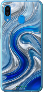 2D пластиковый чехол Liquid Chrome для Samsung Galaxy A30 2019 A305F - 6781t-1670 изображение 