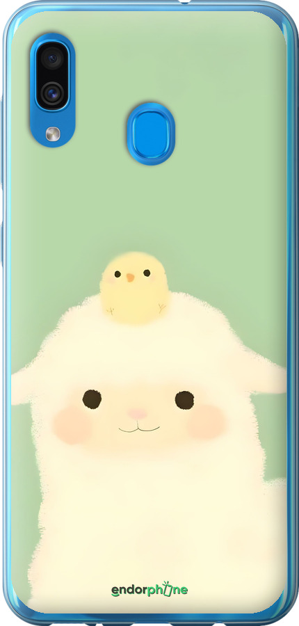 2D пластиковый чехол Барашек и ципленок для Samsung Galaxy A30 2019 A305F - 6369t-1670 изображение 