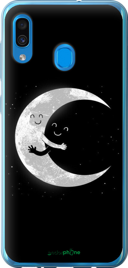 2D пластиковий чехол Місячні обійми для Samsung Galaxy A20 2019 A205F - 6508t-1761 изображение 