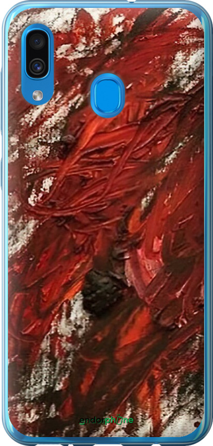 2D пластиковый чехол Абстрактная композиция в красных тонах для Samsung Galaxy A30 2019 A305F - 6541t-1670 изображение 