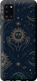 TPU чехол 'Celestial Harmony: Sun & Moon Gold Mystic Pattern' для Samsung Galaxy A31 A315F изображение 5