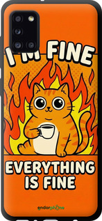 TPU чехол Funny Cat для Samsung Galaxy A31 A315F - 6786b-1908 изображение 