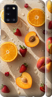 3D пластиковый матовый чехол Фрукты 3 для Samsung Galaxy A31 A315F - 6703m-1908 изображение 