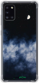 Силикон с усиленными углами чехол Ночное небо для Samsung Galaxy A31 A315F - 6450sp-1908 изображение 