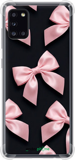 Силикон с усиленными углами чехол Coquette Ribbons Dark Coquette для Samsung Galaxy A31 A315F - 6767sp-1908 изображение 