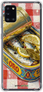Силіконовий протиударний с посиленими кутами чехол Vintage Sardine Tin Phone для Samsung Galaxy A31 A315F - 6772sp-1908 изображение 