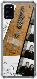 Силикон с усиленными углами чехол Aesthetic Scrapbook Collage для Samsung Galaxy A31 A315F - 6773sp-1908 изображение 