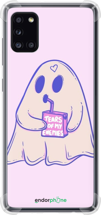 Силіконовий протиударний с посиленими кутами чехол Милий привид для Samsung Galaxy A31 A315F - 6507sp-1908 изображение 