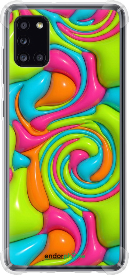 Силіконовий протиударний с посиленими кутами чехол Y2K Jelly Dream для Samsung Galaxy A31 A315F - 6780sp-1908 изображение 