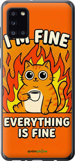 2D пластиковый чехол 'Funny Cat' для Samsung Galaxy A31 A315F изображение 18