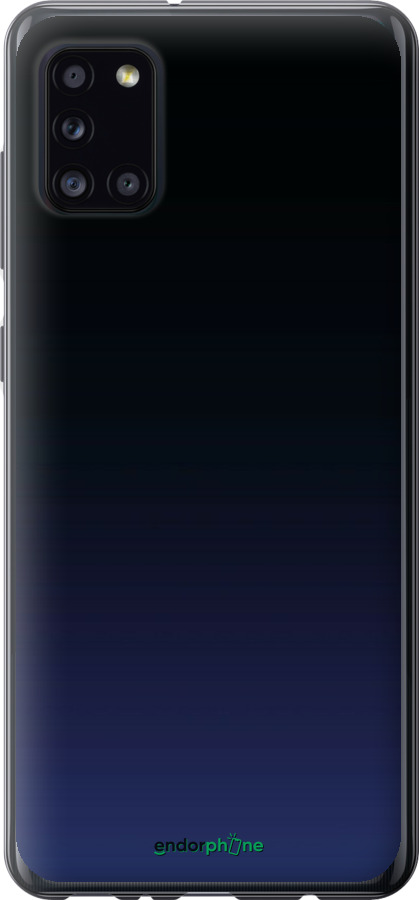 2D пластиковый чехол Градиент в тёмно - синем стиле для Samsung Galaxy A31 A315F - 6542t-1908 изображение 