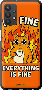 TPU чехол 'Funny Cat' для Samsung Galaxy A32 A325F изображение 5