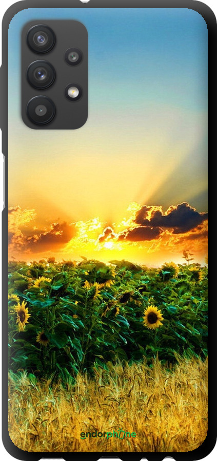 

TPU чорний чохол "Україна" для Samsung Galaxy A32 A325F