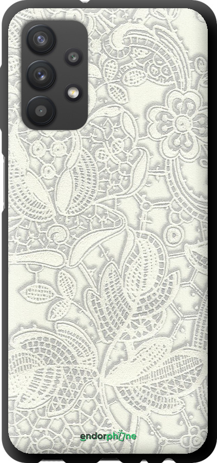 TPU чехол Белое кружево для Samsung Galaxy A32 A325F - 4383b-2204 изображение 