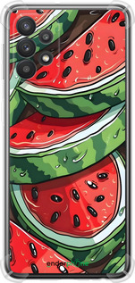 Силикон с усиленными углами чехол Арбуз для Samsung Galaxy A32 A325F - 6315sp-2204 изображение 