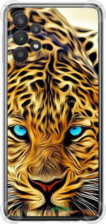 Силіконовий протиударний с посиленими кутами чехол Леопард для Samsung Galaxy A32 A325F - 6611sp-2204 изображение 