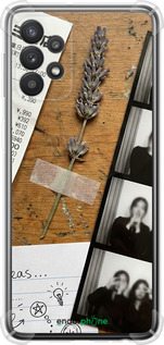 Силикон с усиленными углами чехол Aesthetic Scrapbook Collage для Samsung Galaxy A32 A325F - 6773sp-2204 изображение 