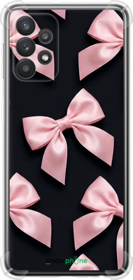 Силикон с усиленными углами чехол Coquette Ribbons Dark Coquette для Samsung Galaxy A32 A325F - 6767sp-2204 изображение 