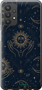2D пластиковый чехол 'Celestial Harmony: Sun & Moon Gold Mystic Pattern' для Samsung Galaxy A32 A325F изображение 10