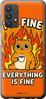 2D пластиковый чехол 'Funny Cat' для Samsung Galaxy A32 A325F изображение 14