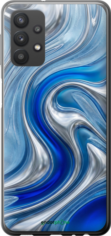 Силіконовий чехол Liquid Chrome для Samsung Galaxy A32 A325F - 6781u-2204 изображение 